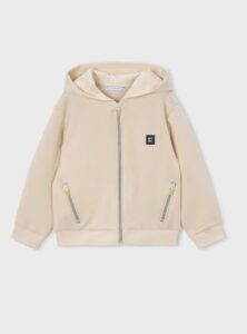 Sudadera básica beige